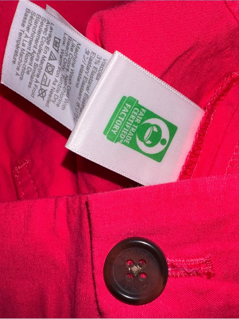 JCrew Factory Lizzie High Rise Patch Pocket Wide Leg Pants Sz 28 new